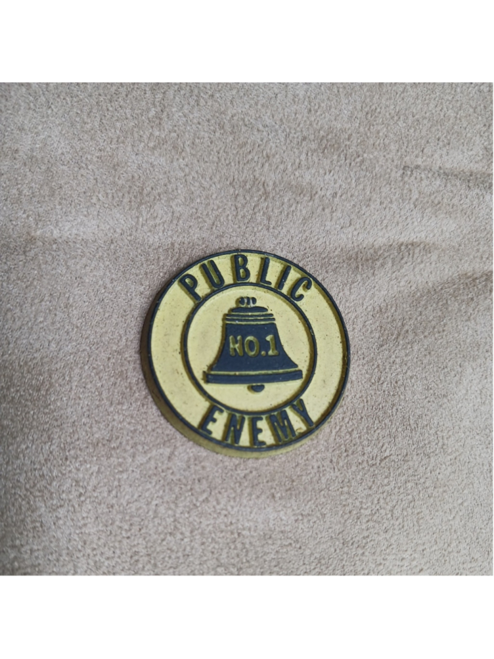 Vtg RARE Public Enemy No. 1 Ma Bell Telephone Co System Anti Rubber Magnet